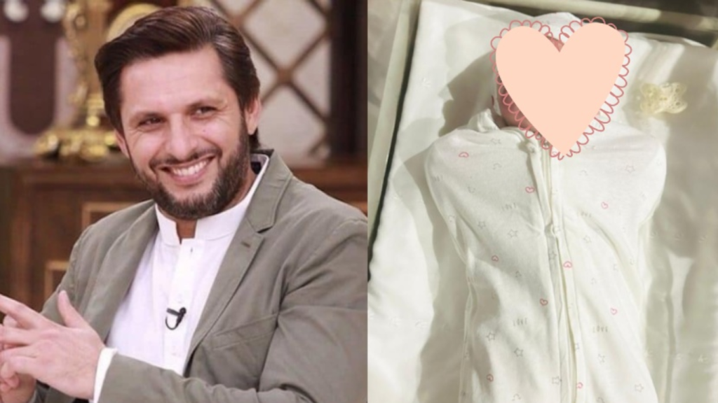 Shahid Afridi welcomes second grandchild
