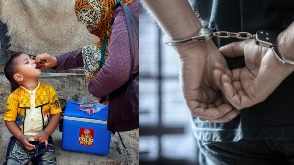 Nazimabad police arrests two individuals for ‘refusing’ anti-polio drops