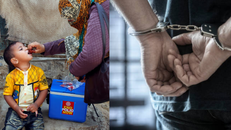 Nazimabad police arrests two individuals for ‘refusing’ anti-polio drops