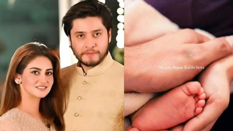 Pakistani Celebrity Couple Hiba Bukhari and Arez Ahmed Blessed with a Baby Girl