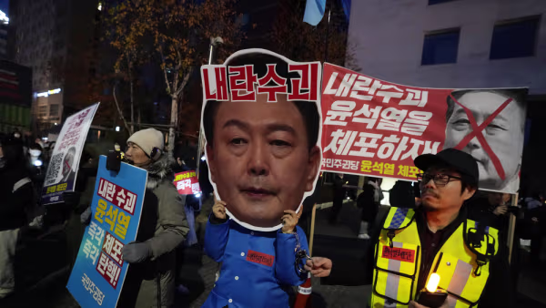 South Korea impeach President Yeol