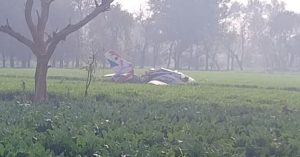 PAF aircraft crashes