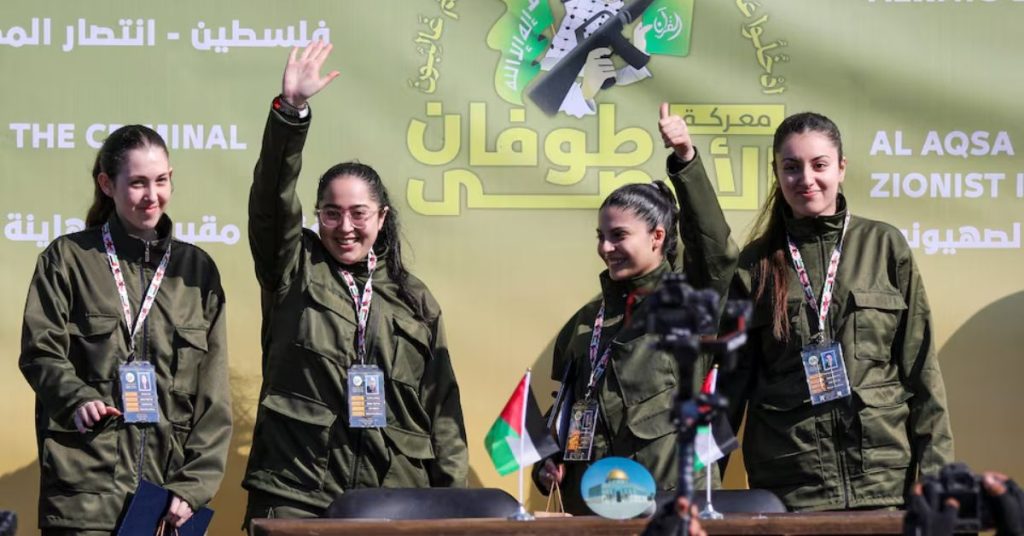 Hamas four female Israeli hostages