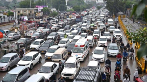 Karachi witnesses traffic chaos after heavy rains