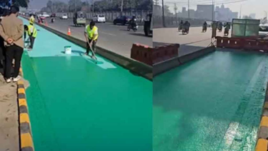 Punjab CM Maryam introduces dedicated lane for bikes on roads