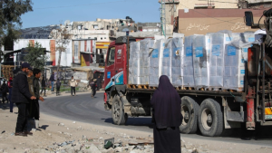 Israel limits aid to Gaza in dispute over remaining hostages