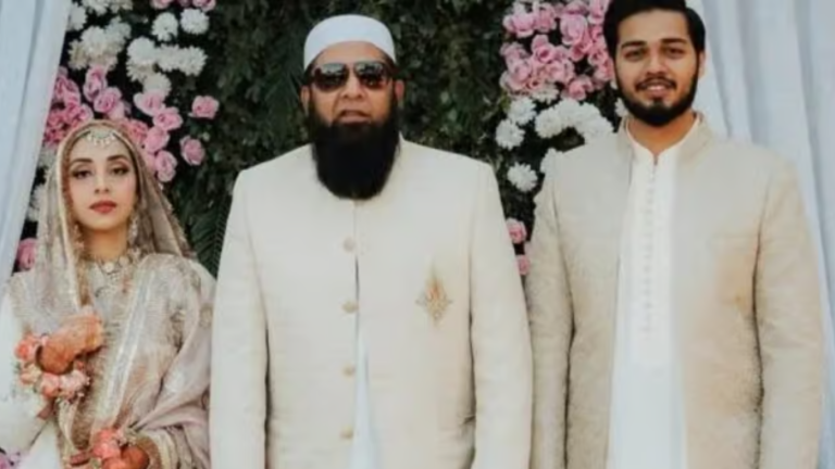 Cricket legend Inzamam ul Haq's son ties knot, wedding pictures go viral