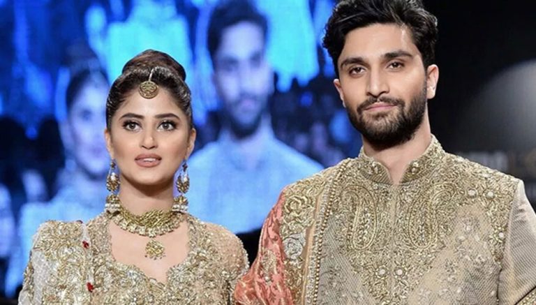 Sajal Aly & Ahad Raza Mir's emotional moment at Award Show after separation