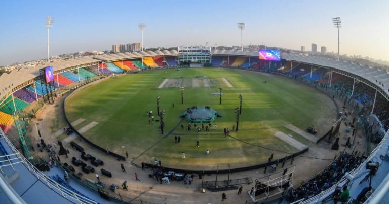 Scoreboard Karachi National Stadium