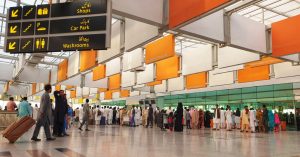 flight carrying Pakistani immigrants land