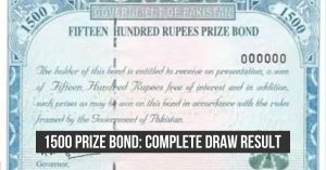 1500 prize bond