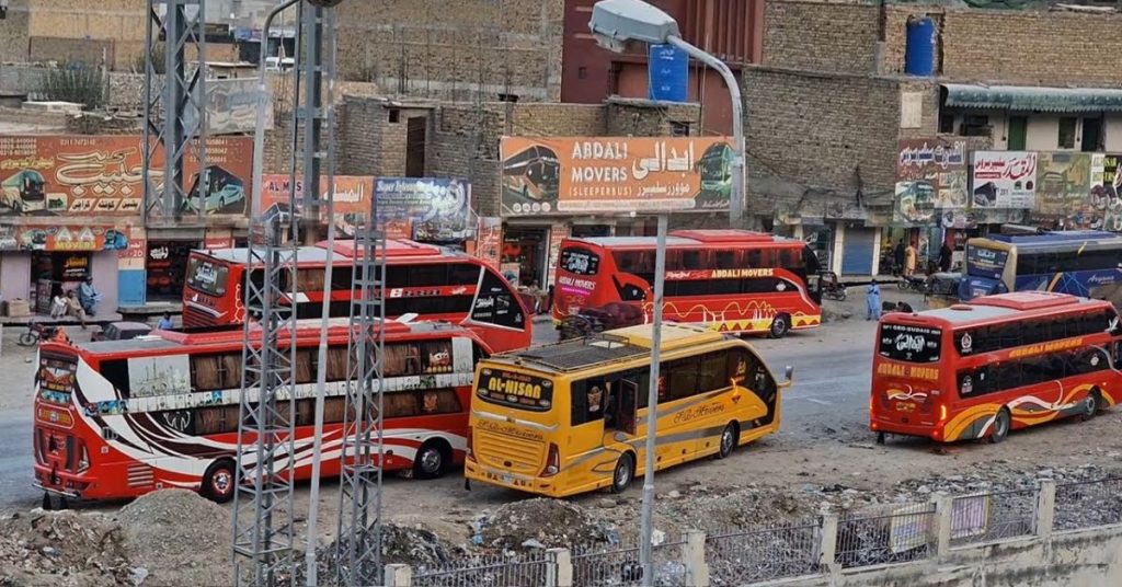bus service from Quetta to Punjab