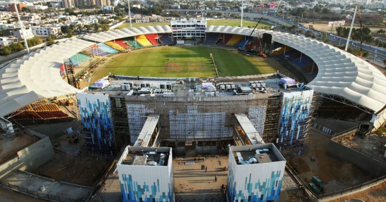 Karachi's National Stadium inauguration