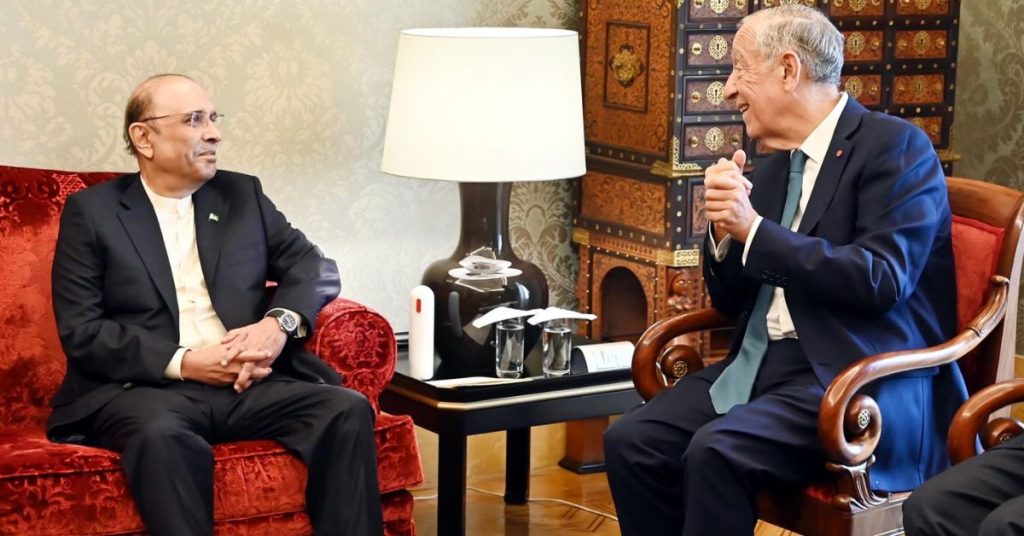 President Asif Zardari Portugal visit