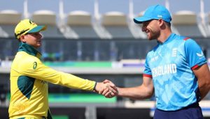 Australia chases down record 352 to defeat England in Champions Trophy Group B