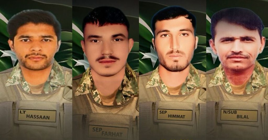 soldiers martyred
