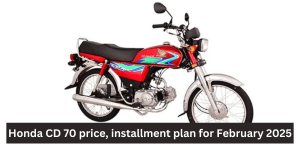 Honda CD 70 price, installment plan in Pakistan for February 2025