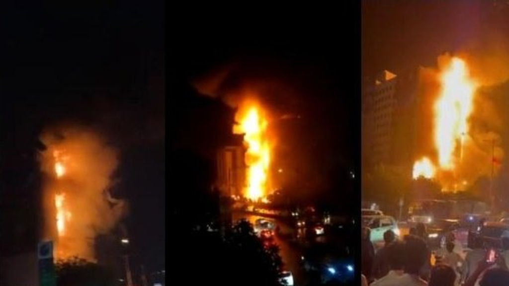 30 shops burned 80 other damaged in Karachi Glass Tower fire