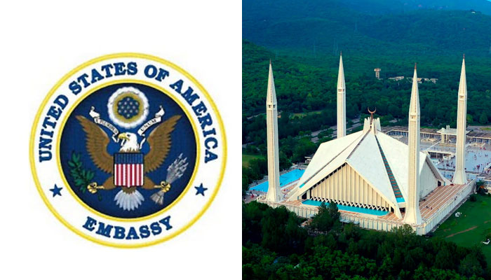 US Embassy issues warning for citizens to avoid Islamabad Faisal Mosque area