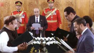 New federal ministers sworn in, three ministers miss oath due to traffic jam