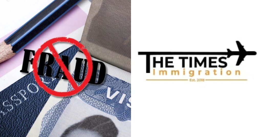 Visa fraud The Time Immigration