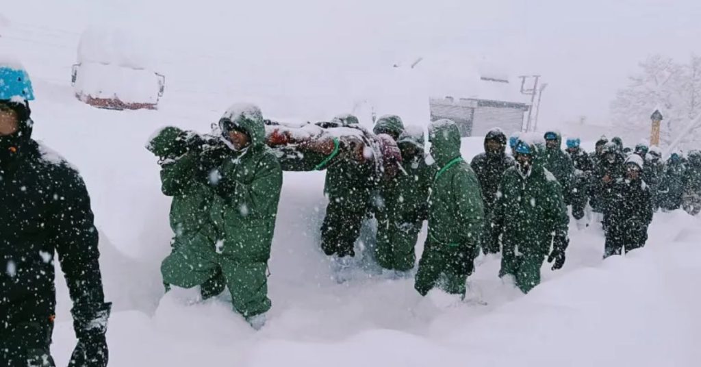 avalanche in Uttarakhand