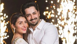 Actress Ayeza Khan reacts to Danish Taimoor's statement on four marriages