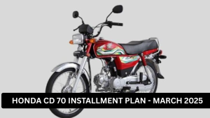Honda CD 70 Installments plan for March 2025