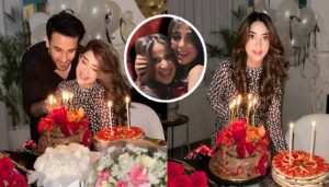 Saboor Aly's 30th Birthday surprise by Yashma Gill