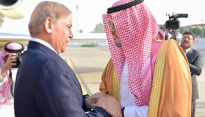 PM Shehbaz arrives in Jeddah on his four-day visit to Saudi Arabia