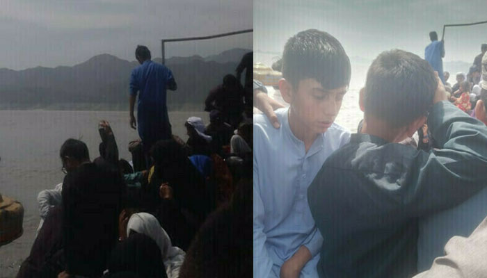 130 passengers rescued after boat gets stuck in mud at Tarbela Dam