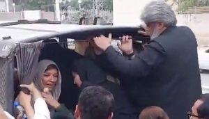 PTI leaders & Imran Khan's detained outside Adiala Jail
