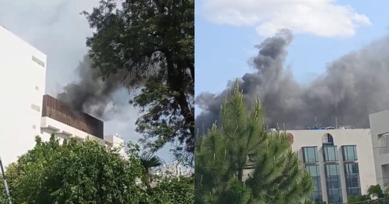 Fire Serena Hotel