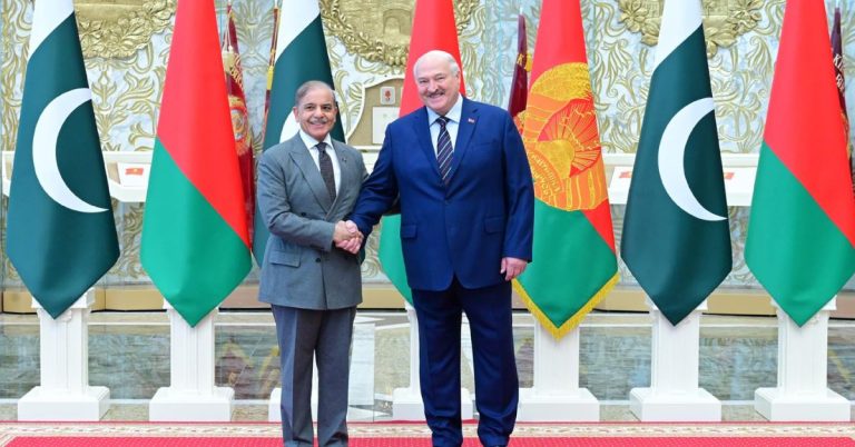PM shehbaz and preseident Belarus