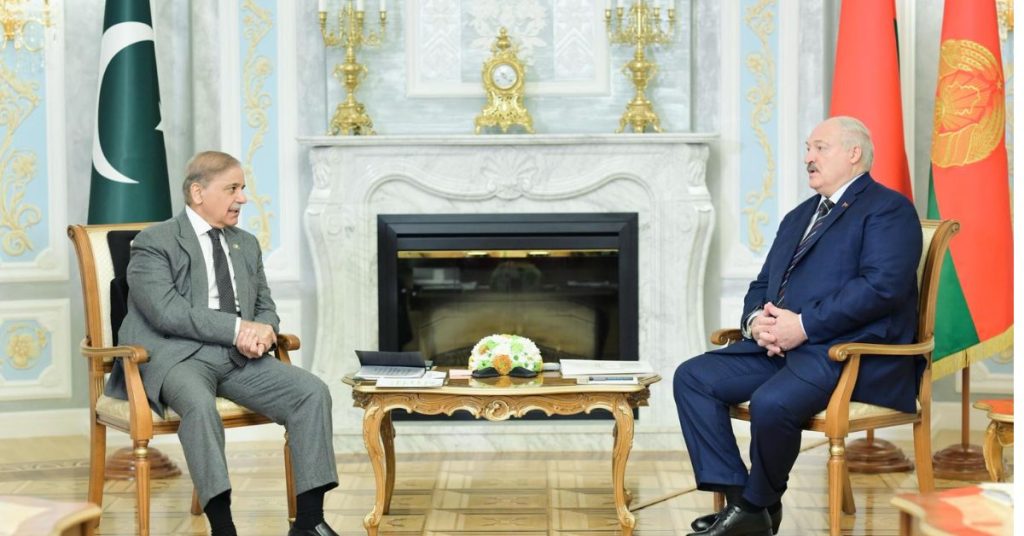 PM Shehbaz Meeting Belarus President