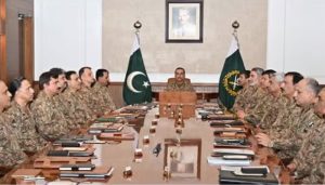 Army’s top brass asserts protection of peace in Pakistan at all costs