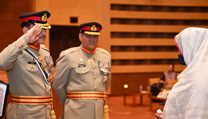 COAS Gen Asim Munir honours Army officers & soldiers for gallantry and Service