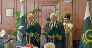 Justice Mansoor Ali Shah sworn in as Acting Chief Justice of Pakistan