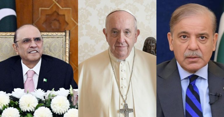 President Zardari, PM Shehbaz condole death of Pope Francis