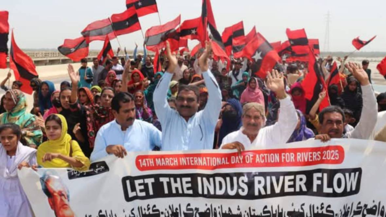 Opposition parties organize sit-in against six new Indus-river canals