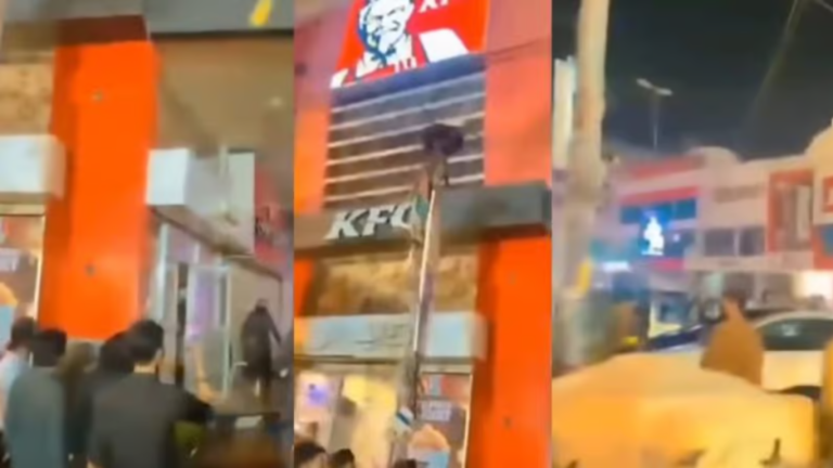 Tensions rise in Karachi as protesters target KFC over Gaza issue
