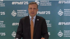 US official Eric Meyer emphasizes strengthening US-Pakistan partnership at Minerals Forum