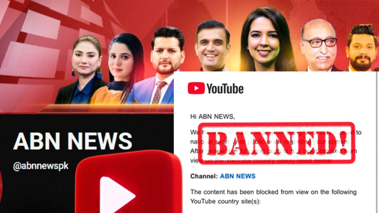 Panicked India bans ABN News's YouTube Channel