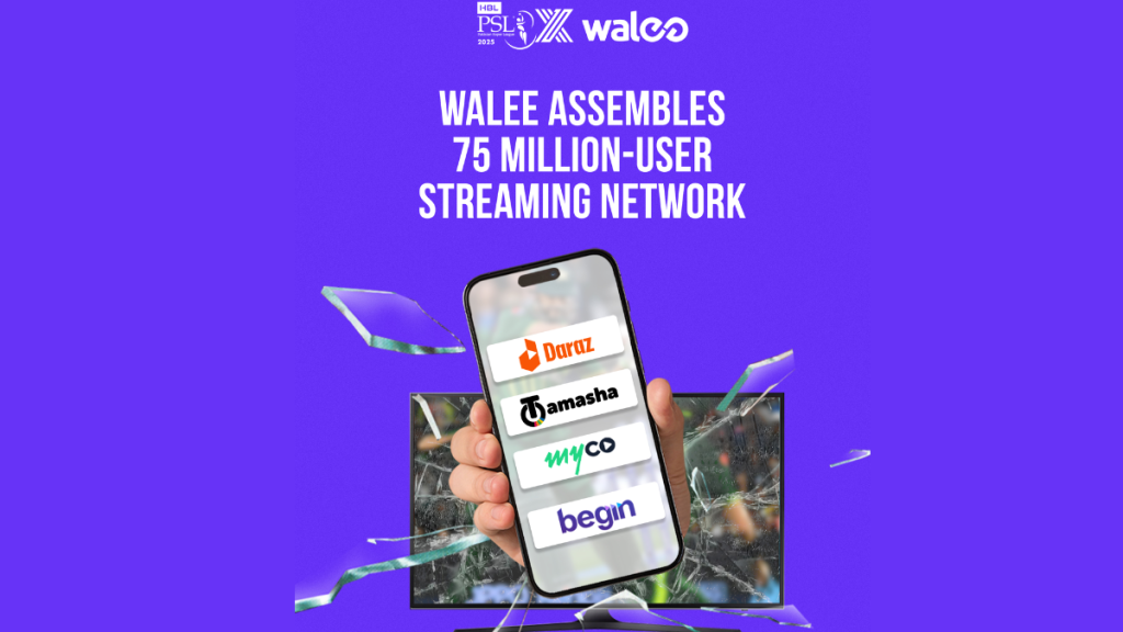 WALEE launches a 75 million-user streaming network for HBL PSL X