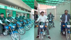 NADRA expands biker service in port city