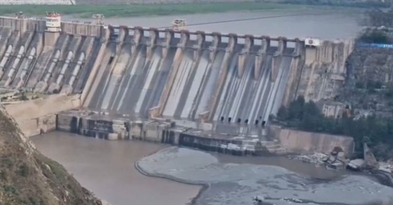 Chenab River drops