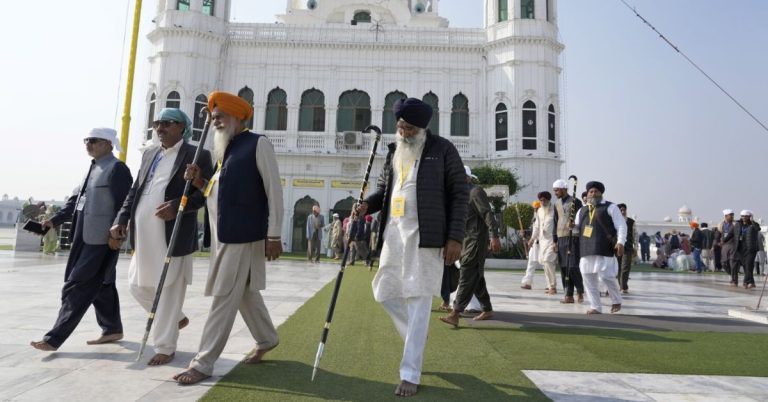 Sikh pilgrims