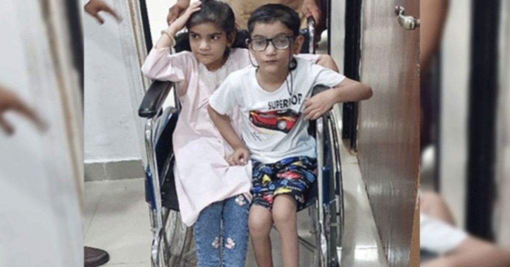 ailing children deported from India