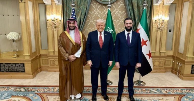 Trump meets with Syrian President Sharaa in Riyadh: report