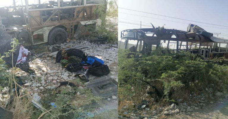 Bus attack in Khuzdar leaves five children martyred several other injured